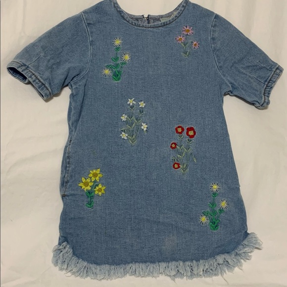 Stella McCartney kids denim floral dress - Picture 2 of 10